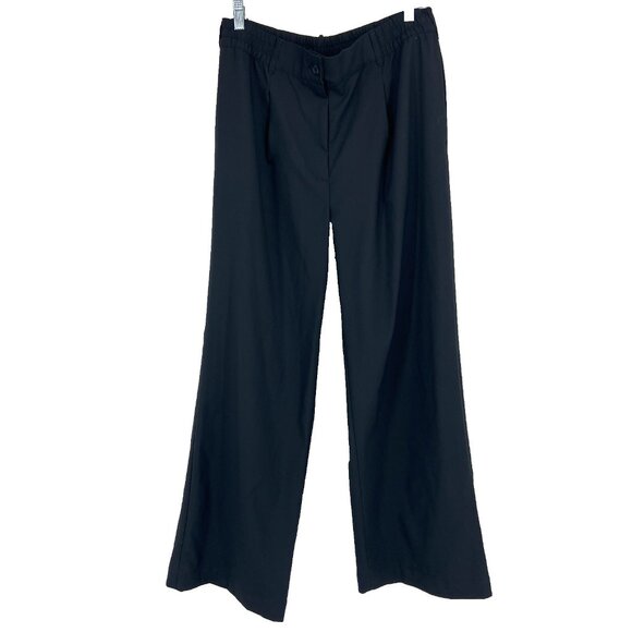 Beyond Yoga Status Black Wide Leg Pants - Picture 1 of 9